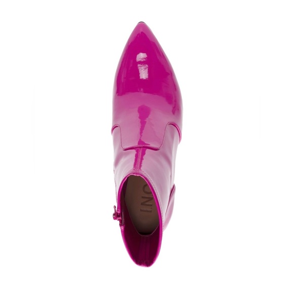 INC Womens Ibrina Patent Pull On Ankle Boots - Picture 3 of 10